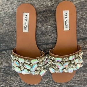 Steve Madden Brionna Rhinestone Sandals